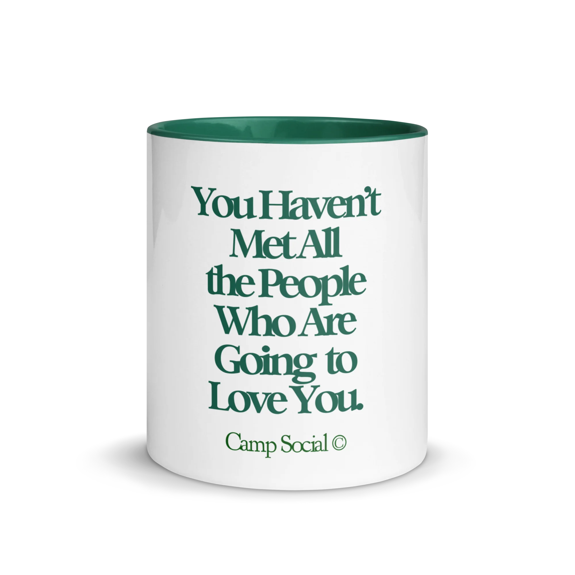 'Camp Social' Mug - Green - Image 2