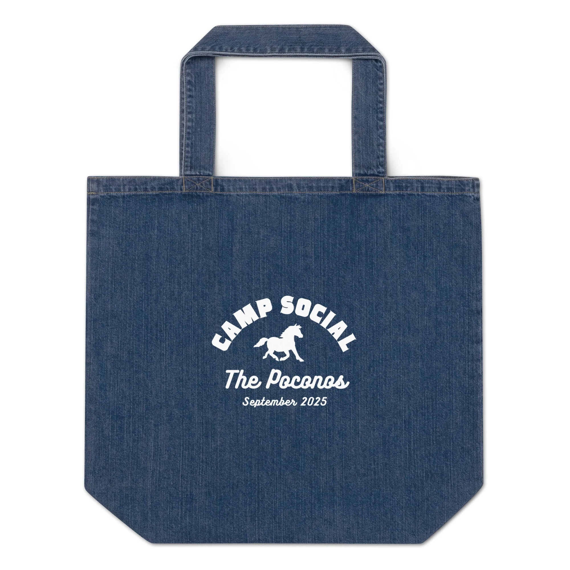 Organic denim tote bag - Image 2