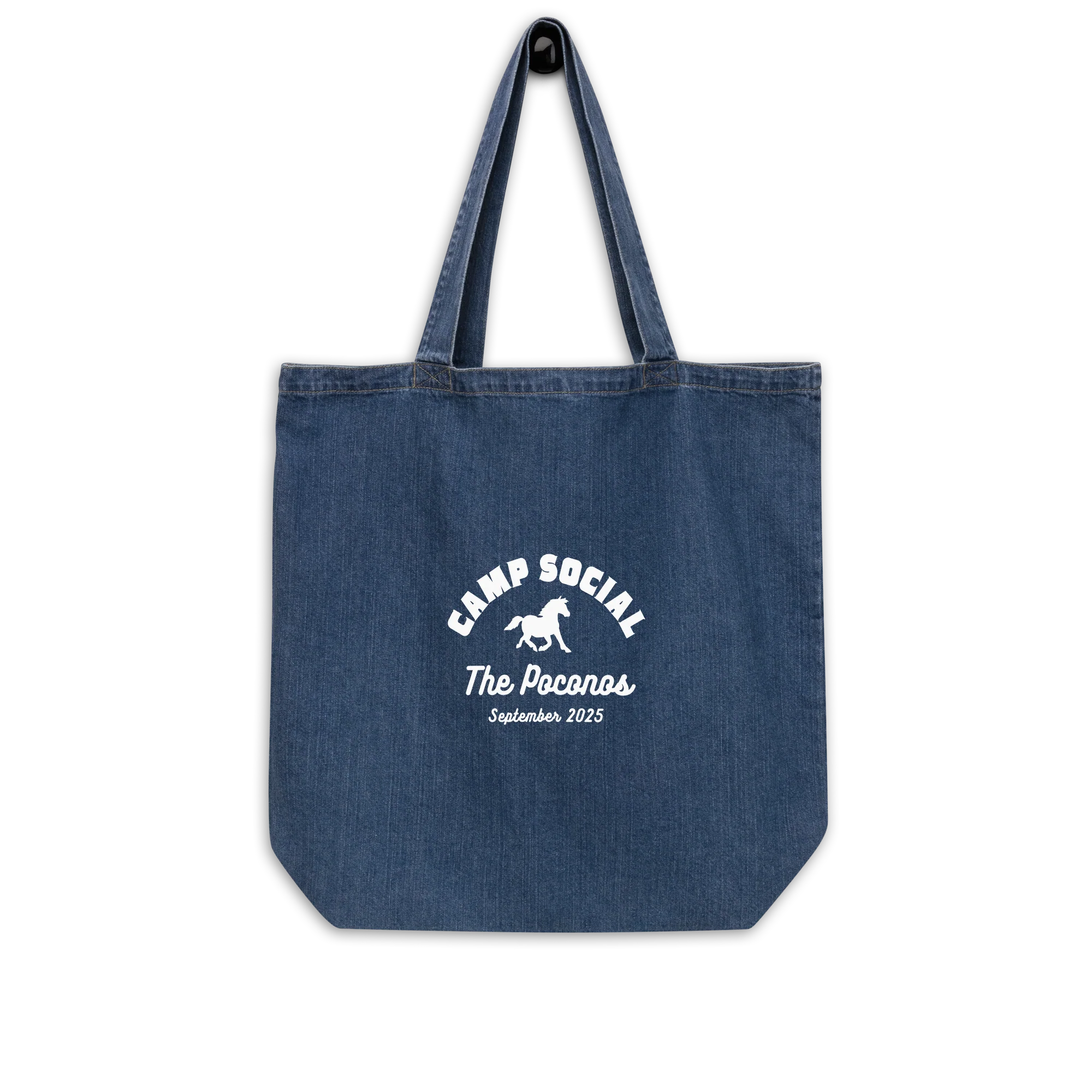 Organic denim tote bag - Image 3