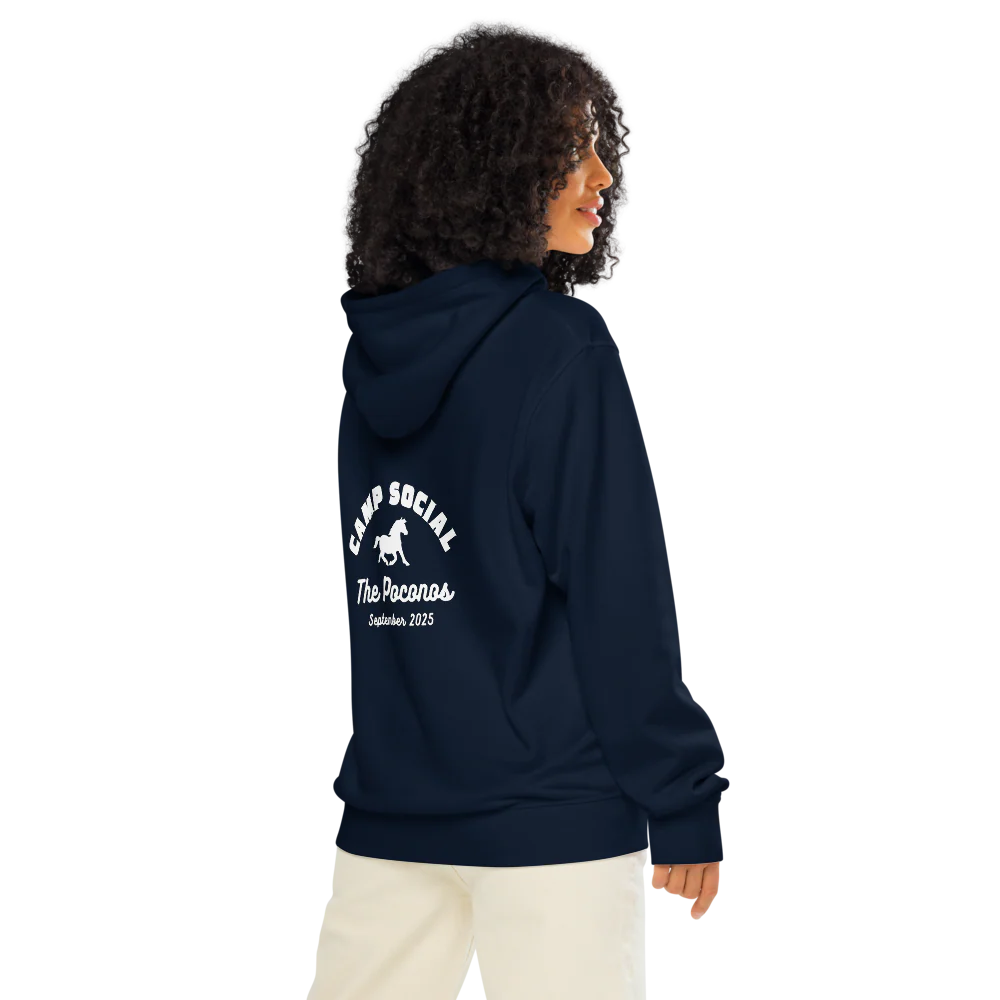 Unisex organic mid-weight hoodie